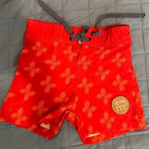 Of One Sea Bous Breadfruit pattern shorts size 3/4